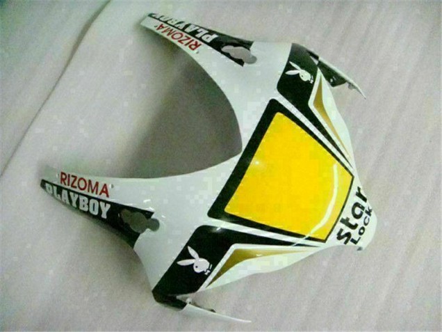 ABS Carenado Motocicleta Honda CBR 1000 RR 08-11 - Blanco Negro Playboy ABS Carenado Motocicleta Honda CBR 1000 RR 08-11 - Blanco Negro Playboy