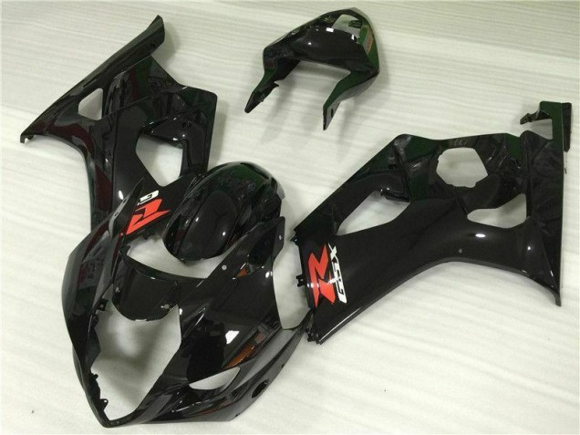 ABS Carenado Motocicleta Suzuki GSXR 1000 K3 03-04 - Brillante Negro ABS Carenado Motocicleta Suzuki GSXR 1000 K3 03-04 - Brillante Negro