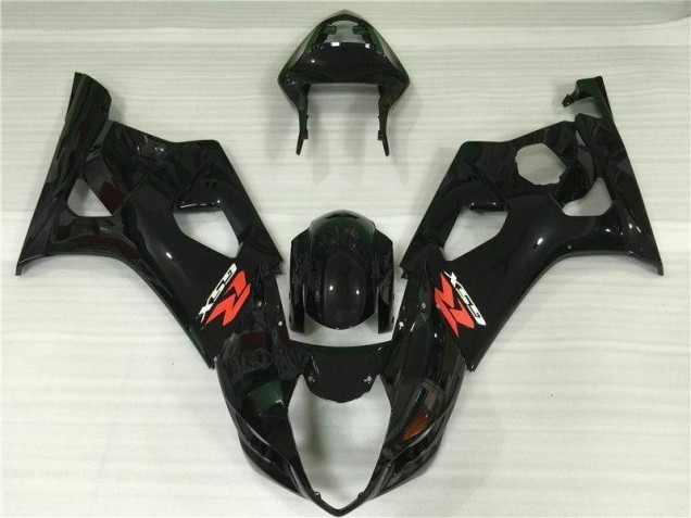 ABS Carenado Motocicleta Suzuki GSXR 1000 K3 03-04 - Brillante Negro ABS Carenado Motocicleta Suzuki GSXR 1000 K3 03-04 - Brillante Negro