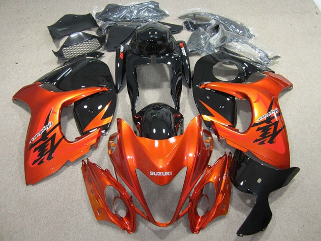 ABS Carenado Motocicleta Suzuki GSXR 1300 Hayabusa 08-19 - Naranja Negro ABS Carenado Motocicleta Suzuki GSXR 1300 Hayabusa 08-19 - Naranja Negro
