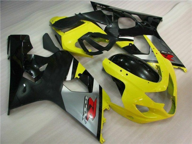 ABS Carenado Motocicleta Suzuki GSXR 600 / 750 K4 04-05 - Amarillo Negro ABS Carenado Motocicleta Suzuki GSXR 600 / 750 K4 04-05 - Amarillo Negro