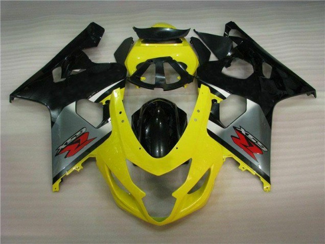 ABS Carenado Motocicleta Suzuki GSXR 600 / 750 K4 04-05 - Amarillo Negro ABS Carenado Motocicleta Suzuki GSXR 600 / 750 K4 04-05 - Amarillo Negro