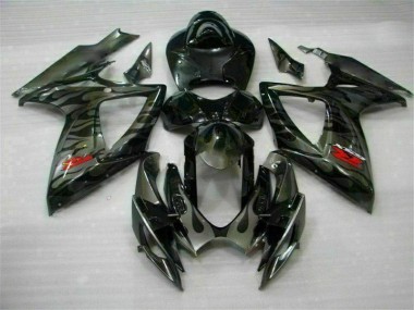 ABS Carenado Motocicleta Suzuki GSXR 600 / 750 K6 06-07 - Negro