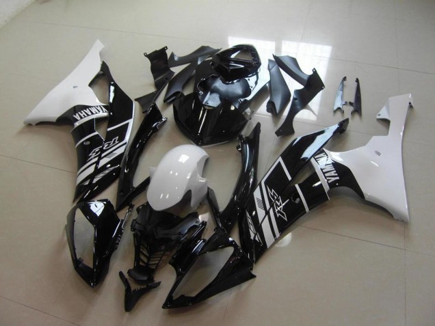 ABS Carenado Motocicleta Yamaha R6 08-16 - Blanco Negro