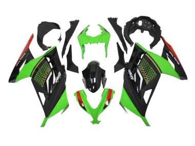 ABS Kits Carenado Moto Kawasaki EX300 13-16 - Verde Negro