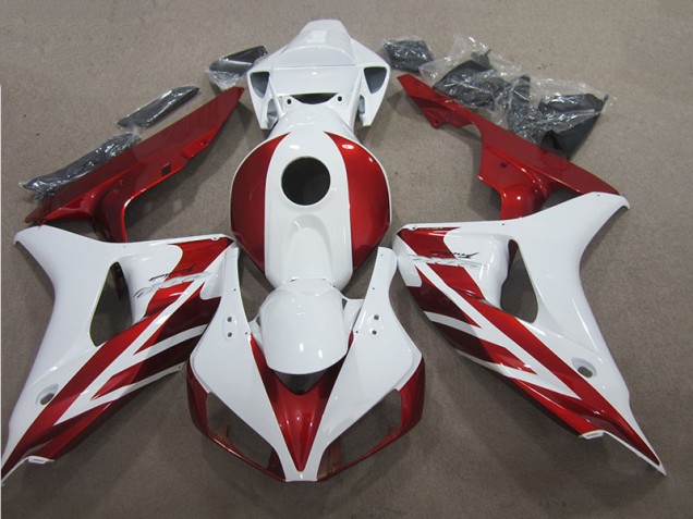ABS Moto Plástica Honda CBR 1000 RR 06-07 - Rojo Blanco ABS Moto Plástica Honda CBR 1000 RR 06-07 - Rojo Blanco