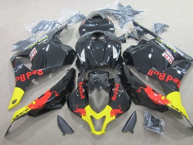 ABS Moto Plástica Honda CBR 600 RR 09-12 - Negro Red Bull