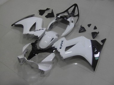 ABS Moto Plástica Honda VFR 800 02-13 - Blanco Negro