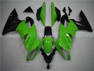 ABS Moto Plástica Kawasaki EX650 09-11 - Verde Negro