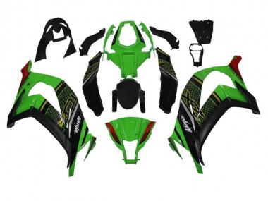 ABS Moto Plástica Kawasaki ZX10R 11-15 - Verde Negro