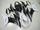 ABS Moto Plástica Kawasaki ZX6R 13-18 - Blanco Negro ABS Moto Plástica Kawasaki ZX6R 13-18 - Blanco Negro
