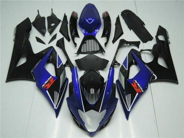 ABS Moto Plástica Suzuki GSXR 1000 K5 05-06 - Azul Negro ABS Moto Plástica Suzuki GSXR 1000 K5 05-06 - Azul Negro