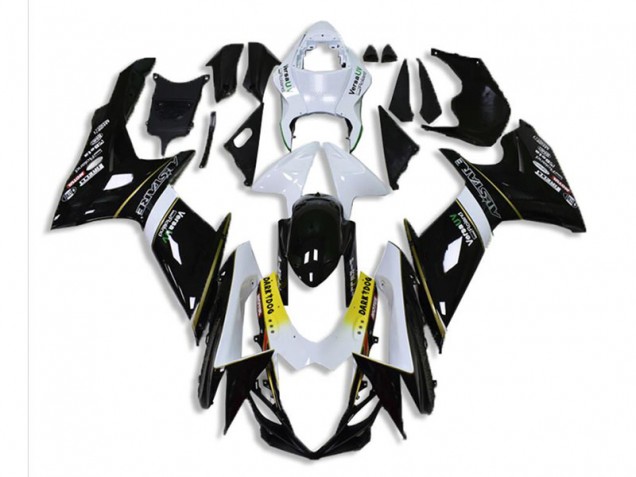 ABS Moto Plástica Suzuki GSXR 600 / 750 K11 11-21 - Negro Blanco