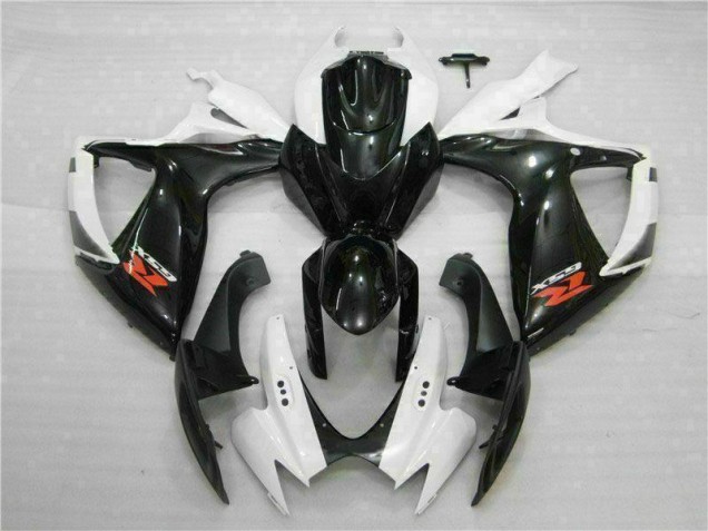 ABS Moto Plástica Suzuki GSXR 600 / 750 K6 06-07 - Blanco Negro ABS Moto Plástica Suzuki GSXR 600 / 750 K6 06-07 - Blanco Negro