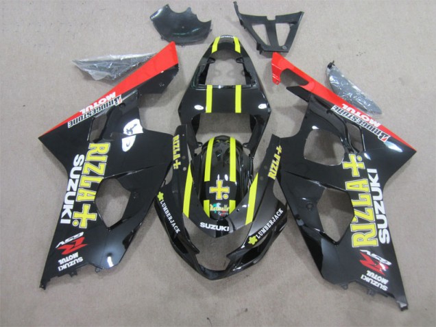 ABS Moto Plástica Suzuki GSXR 600 K4 04-05 - Negro Amarillo Rizla ABS Moto Plástica Suzuki GSXR 600 K4 04-05 - Negro Amarillo Rizla
