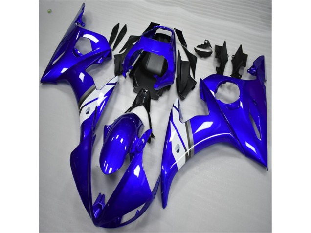 ABS Moto Plástica Yamaha R6 03-05 - Azul Blanco ABS Moto Plástica Yamaha R6 03-05 - Azul Blanco
