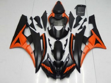 ABS Moto Plástica Yamaha R6 06-07 - Naranja Negro