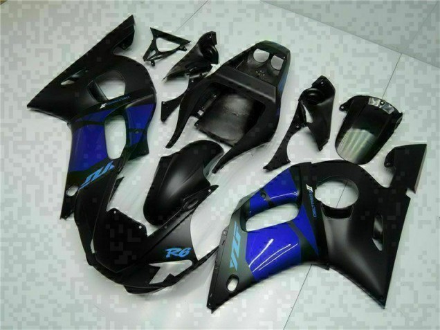 ABS Moto Plástica Yamaha R6 98-02 - Azul Negro ABS Moto Plástica Yamaha R6 98-02 - Azul Negro