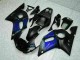 ABS Moto Plástica Yamaha R6 98-02 - Azul Negro ABS Moto Plástica Yamaha R6 98-02 - Azul Negro