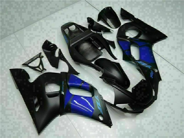 ABS Moto Plástica Yamaha R6 98-02 - Azul Negro ABS Moto Plástica Yamaha R6 98-02 - Azul Negro