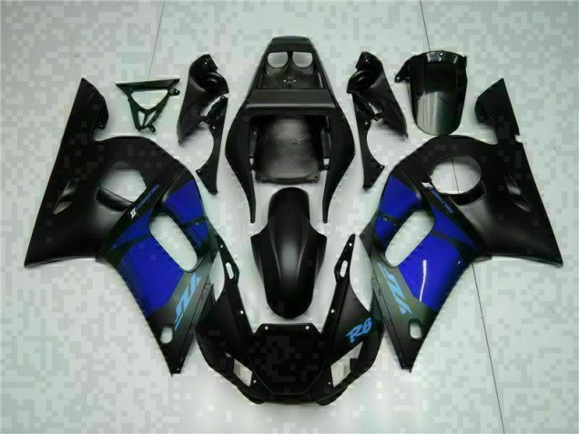 ABS Moto Plástica Yamaha R6 98-02 - Azul Negro ABS Moto Plástica Yamaha R6 98-02 - Azul Negro