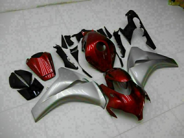 ABS Moto Plástico Honda CBR 1000 RR 08-11 - Rojo Plata ABS Moto Plástico Honda CBR 1000 RR 08-11 - Rojo Plata