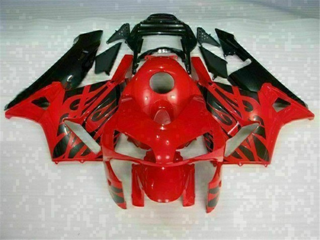 ABS Moto Plástico Honda CBR 600 RR 03-04 - Rojo Negro ABS Moto Plástico Honda CBR 600 RR 03-04 - Rojo Negro