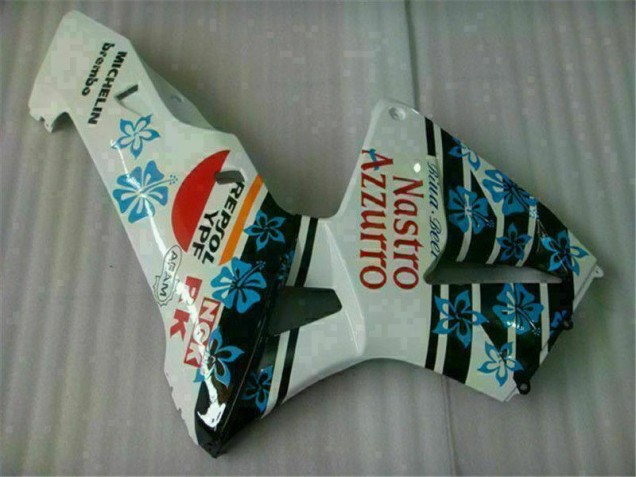 ABS Moto Plástico Honda CBR 600 RR 05-06 - Blanco Azul Nastro Azzurro 46 ABS Moto Plástico Honda CBR 600 RR 05-06 - Blanco Azul Nastro Azzurro 46