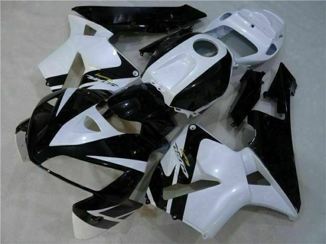 ABS Moto Plástico Honda CBR 600 RR 05-06 - Blanco Negro