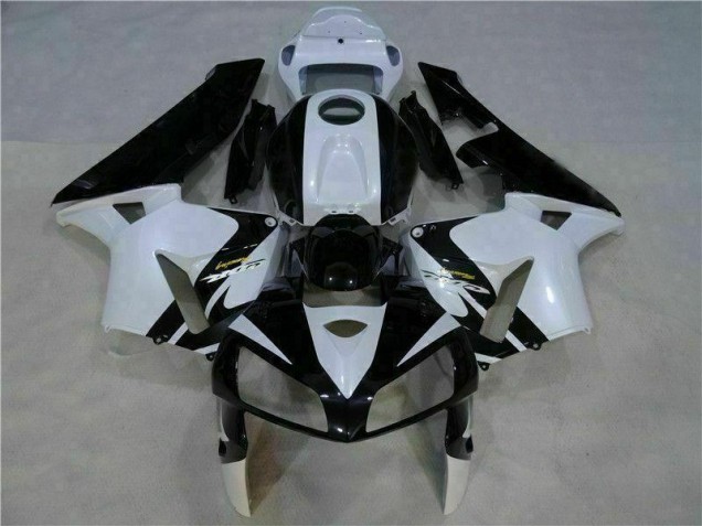 ABS Moto Plástico Honda CBR 600 RR 05-06 - Blanco Negro