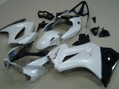 ABS Moto Plástico Honda VFR 800 02-13 - Blanco Negro