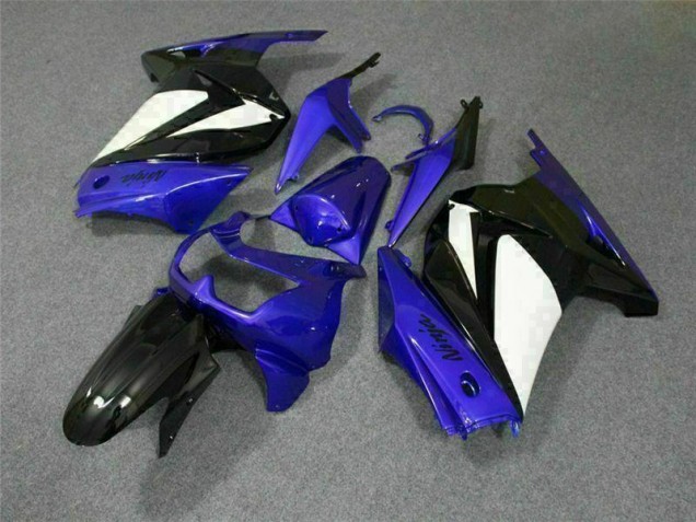 ABS Moto Plástico Kawasaki EX250 08-12 - Azul Blanco Negro Ninja ABS Moto Plástico Kawasaki EX250 08-12 - Azul Blanco Negro Ninja