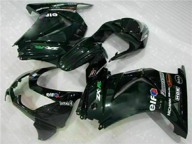ABS Moto Plástico Kawasaki EX250 08-12 - Negro ABS Moto Plástico Kawasaki EX250 08-12 - Negro