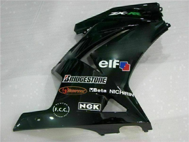 ABS Moto Plástico Kawasaki EX250 08-12 - Negro ABS Moto Plástico Kawasaki EX250 08-12 - Negro