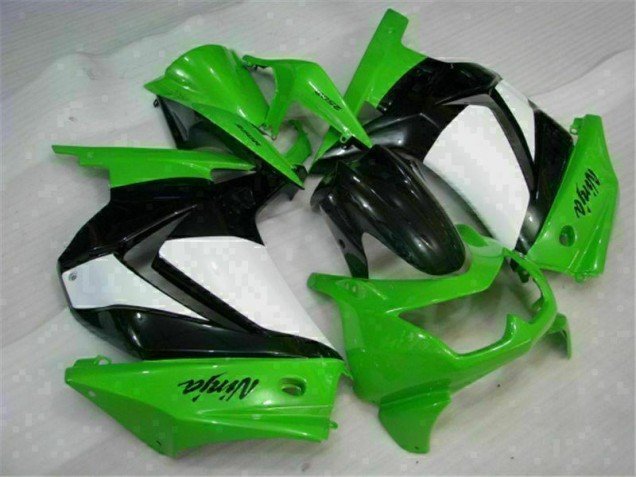 ABS Moto Plástico Kawasaki EX250 08-12 - Verde Negro Ninja ABS Moto Plástico Kawasaki EX250 08-12 - Verde Negro Ninja