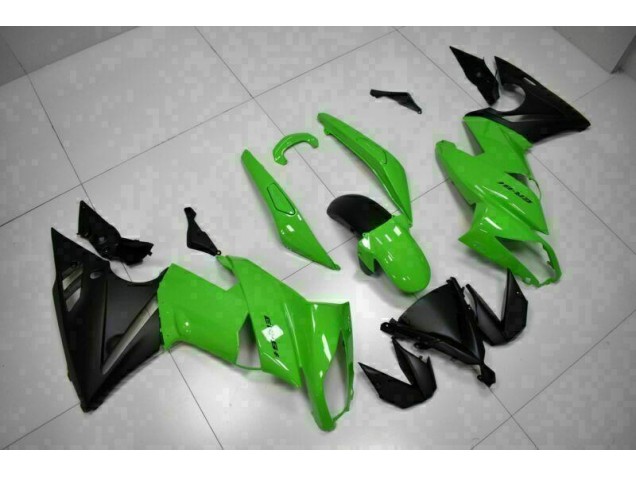 ABS Moto Plástico Kawasaki EX650 09-11 - Verde Negro ABS Moto Plástico Kawasaki EX650 09-11 - Verde Negro