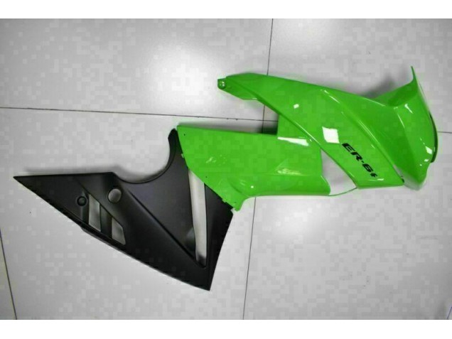 ABS Moto Plástico Kawasaki EX650 09-11 - Verde Negro ABS Moto Plástico Kawasaki EX650 09-11 - Verde Negro