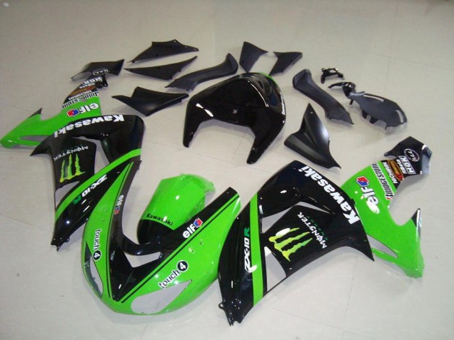 ABS Moto Plástico Kawasaki ZX10R 06-07 - Verde Monster ABS Moto Plástico Kawasaki ZX10R 06-07 - Verde Monster