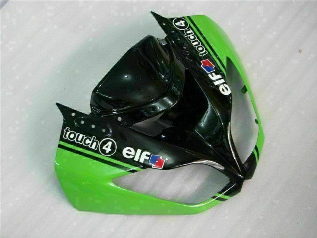 ABS Moto Plástico Kawasaki ZX6R 09-12 - Verde Negro ABS Moto Plástico Kawasaki ZX6R 09-12 - Verde Negro