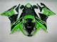 ABS Moto Plástico Kawasaki ZX6R 09-12 - Verde Negro ABS Moto Plástico Kawasaki ZX6R 09-12 - Verde Negro