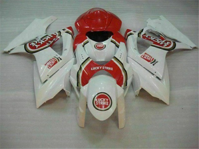 ABS Moto Plástico Suzuki GSXR 1000 K7 07-08 - Rojo Blanco ABS Moto Plástico Suzuki GSXR 1000 K7 07-08 - Rojo Blanco
