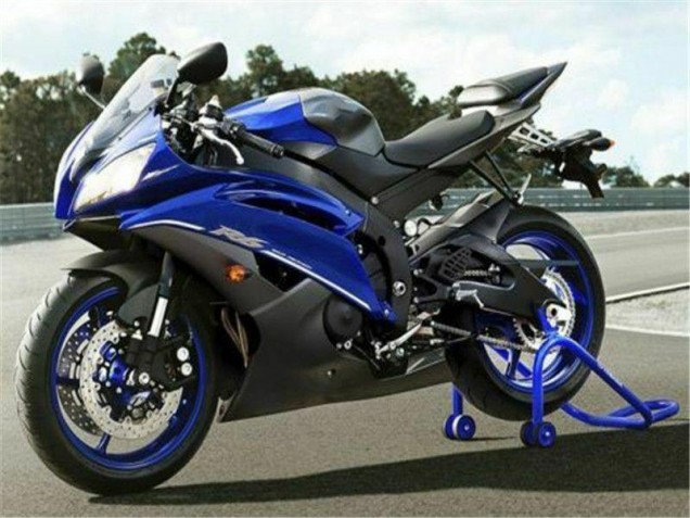 ABS Moto Plástico Yamaha R6 06-07 - Azul Negro ABS Moto Plástico Yamaha R6 06-07 - Azul Negro