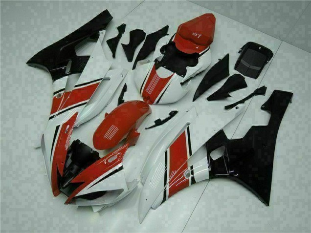 ABS Moto Plástico Yamaha R6 06-07 - Rojo Blanco ABS Moto Plástico Yamaha R6 06-07 - Rojo Blanco