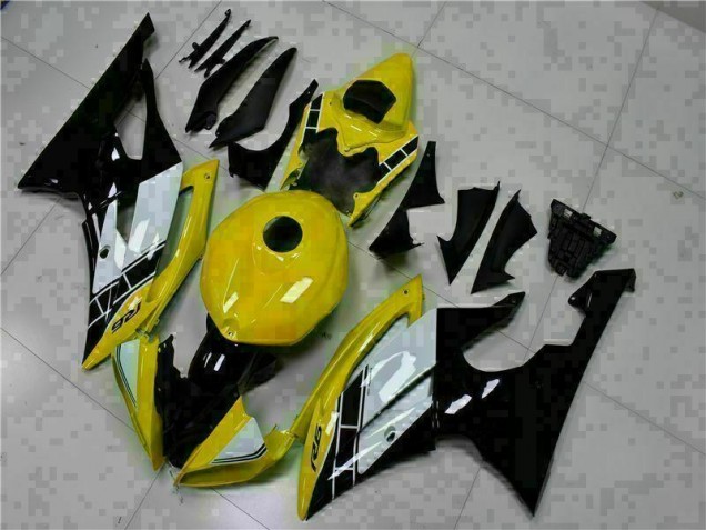 ABS Moto Plástico Yamaha R6 08-16 - Amarillo Negro ABS Moto Plástico Yamaha R6 08-16 - Amarillo Negro