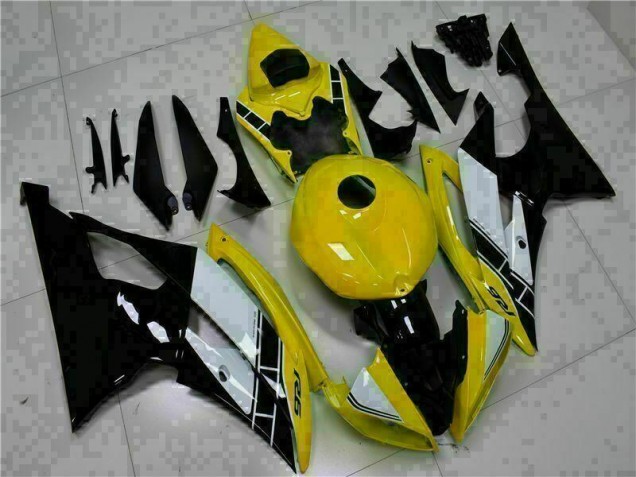 ABS Moto Plástico Yamaha R6 08-16 - Amarillo Negro ABS Moto Plástico Yamaha R6 08-16 - Amarillo Negro