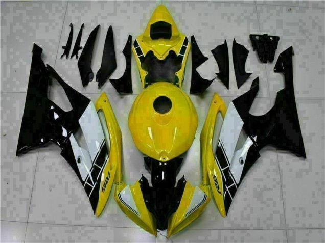 ABS Moto Plástico Yamaha R6 08-16 - Amarillo Negro ABS Moto Plástico Yamaha R6 08-16 - Amarillo Negro