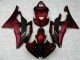 ABS Moto Plástico Yamaha R6 08-16 - Rojo Negro ABS Moto Plástico Yamaha R6 08-16 - Rojo Negro