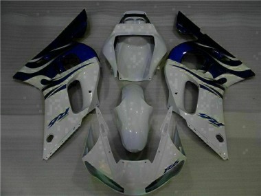 ABS Moto Plástico Yamaha R6 98-02 - Blanco Azul