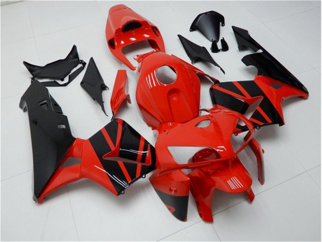 ABS Moto Plásticos Honda CBR 600 RR 05-06 - Rojo Negro ABS Moto Plásticos Honda CBR 600 RR 05-06 - Rojo Negro