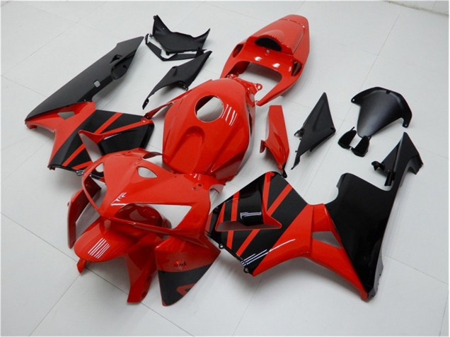 ABS Moto Plásticos Honda CBR 600 RR 05-06 - Rojo Negro ABS Moto Plásticos Honda CBR 600 RR 05-06 - Rojo Negro
